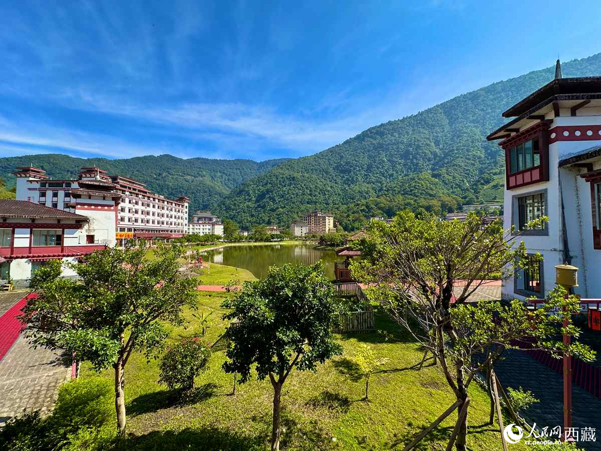 四季如春的墨脫縣。人民網(wǎng)記者 次仁羅布攝