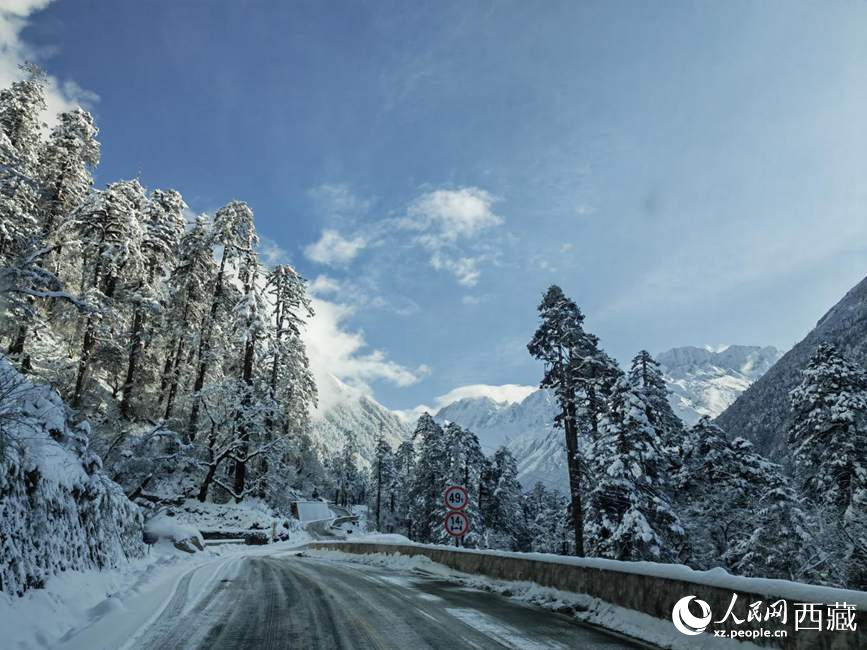 扎墨公路。人民網(wǎng) 李海霞攝