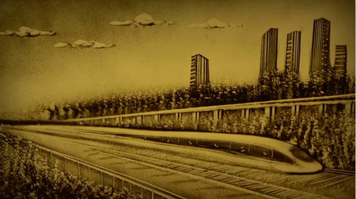 【沙畫】改革開放，讓夢想觸手可及