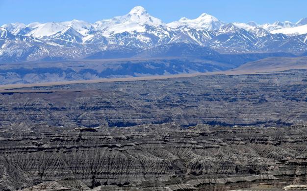 4月5日，西藏阿里札達(dá)土林?！±盍?攝